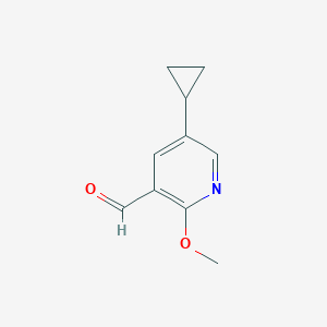 5-Cyclopropyl-2-methoxynicotinaldehyde图片