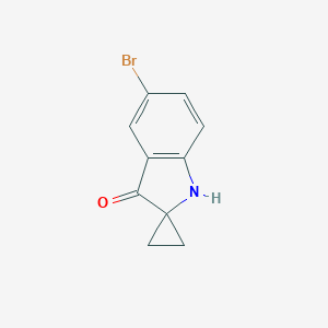 5'-bromo-1',3'-dihydrospiro[cyclopropane-1,2'-indole]-3'-one图片