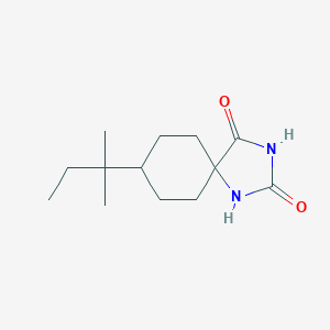 8-(2-Methylbutan-2-yl)-1,3-diazaspiro[4,5]decane-2,4-dione图片