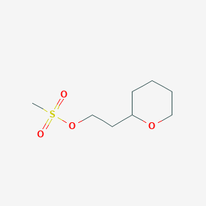 2-(oxan-2-yl)ethyl methanesulfonate图片