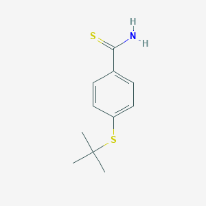 4-(tert-butylsulfanyl)benzene-1-carbothioamide图片