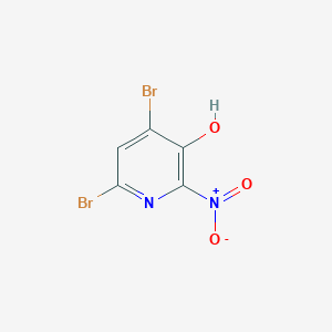 4,6-Dibromo-2-nitropyridin-3-ol图片