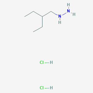 (2-ethylbutyl)hydrazine dihydrochloride图片