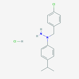 1-(4-Chlorobenzyl)-1-[4-(isopropyl)phenyl]hydrazine,Hydrochloride图片