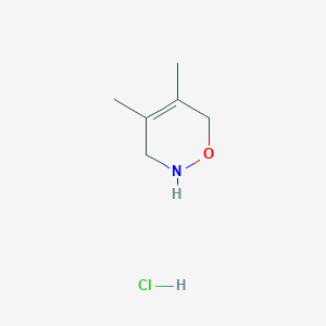 4,5-dimethyl-3,6-dihydro-2H-1,2-oxazine hydrochloride图片