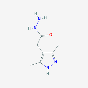 2-(3,5-Dimethyl-1H-pyrazol-4-yl)acetohydrazide图片