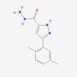 3-(2,5-Dimethylphenyl)-1H-pyrazole-5-carbohydrazide图片