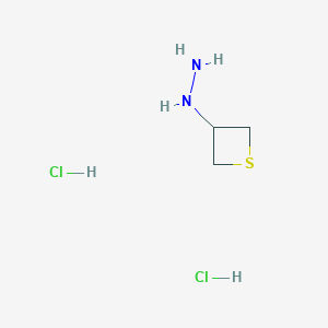 1-(Thietan-3-yl)hydrazine 2HCl图片