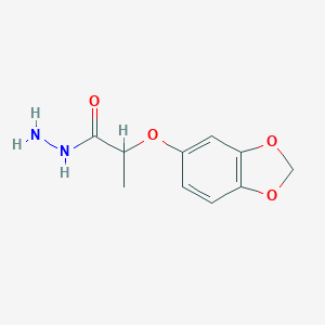 2-(1,3-benzodioxol-5-yloxy)propanohydrazide图片