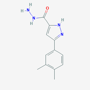 3-(3,4-Dimethylphenyl)-1H-pyrazole-5-carbohydrazide图片