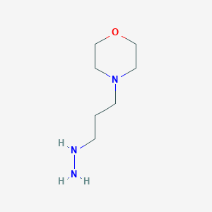 3-morpholin-4-ylpropylhydrazine图片