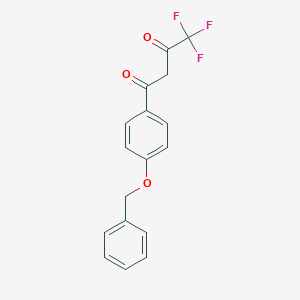 1-[4-(Benzyloxy)phenyl]-4,4,4-trifluorobutane-1,3-dione图片