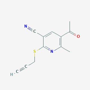 5-Acetyl-6-methyl-2-(2-propynylsulfanyl)nicotinonitrile图片