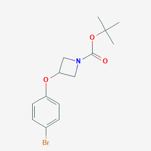 TERT-BUTYL 3-(4-BROMOPHENOXY)AZETIDINE-1-CARBOXYLATE图片