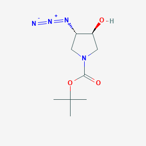 Trans-3-Azido-1-Boc-4-hydroxypyrrolidine图片