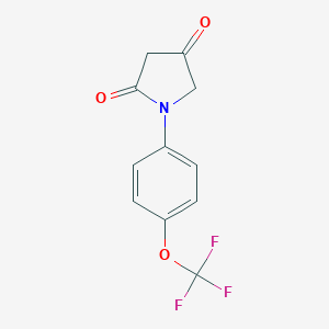 1-[4-(Trifluoromethoxy)phenyl]pyrrolidine-2,4-dione图片
