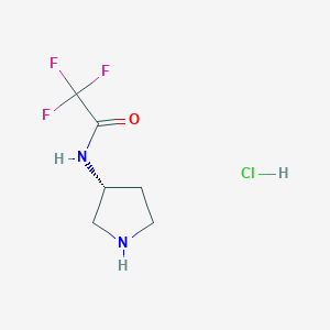 (3R)-(+)-3-(Trifluoroacetamido)pyrrolidine Hydrochloride图片