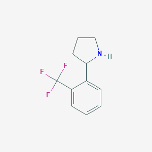 2-(2-(Trifluoromethyl)phenyl)pyrrolidine Hydrochloride图片