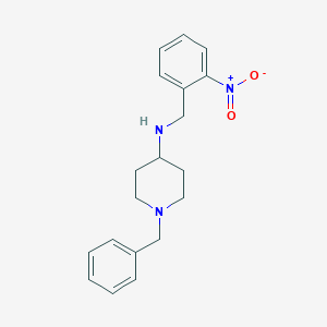 1-Benzyl-N-[(2-nitrophenyl)-methyl]piperidin-4-amine图片