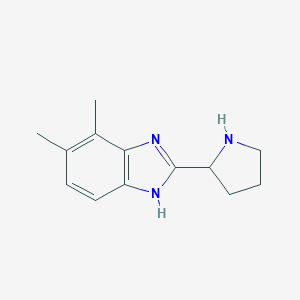 4,5-dimethyl-2-pyrrolidin-2-yl-1H-benzimidazole图片