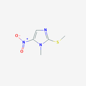 1-METHYL-2-(METHYLTHIO)-5-NITRO-1H-IMIDAZOLE图片