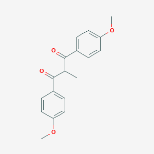 1,3-bis(4-methoxyphenyl)-2-methylpropane-1,3-dione图片
