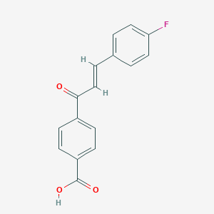 4-[3-(4-Fluoroyphenyl)prop-2-enoyl]benzoic acid图片