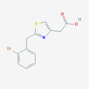 [2-(2-Bromobenzyl)thiazol-4-ylacetic acid图片