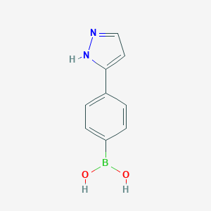 [4-(1H-Pyrazol-5-yl)phenyl]boronic Acid图片