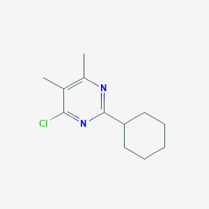 4-chloro-2-cyclohexyl-5,6-dimethylpyrimidine图片