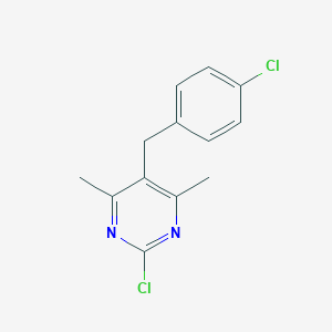 2-chloro-5-[(4-chlorophenyl)methyl]-4,6-dimethylpyrimidine图片