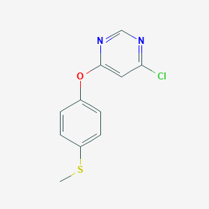 4-(4-(Methylthio)phenoxy)-6-chloropyrimidine图片