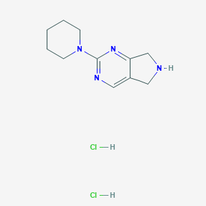 2-(piperidin-1-yl)-6,7-dihydro-5H-pyrrolo[3,4-d]pyrimidine dihydrochloride图片