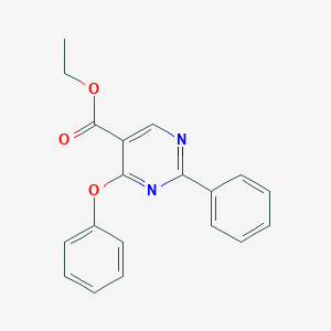 ethyl 4-phenoxy-2-phenyl-5-pyrimidinecarboxylate图片