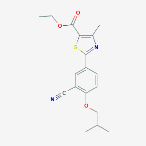 2-(3-氰基-4-异丁氧基苯基)-4-甲基噻唑-5-甲酸乙酯图片