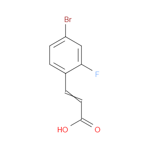 4-溴-2-氟肉桂酸图片