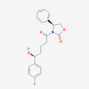 (4S)-3-[(5S)-5-(4-氟苯基)-5-羟基戊酰基]-4-苯基-1,3-氧氮杂环戊烷-2-酮图片
