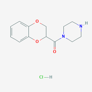 2-(1-哌嗪羰基)-1,4-苯并二恶烷盐酸盐图片