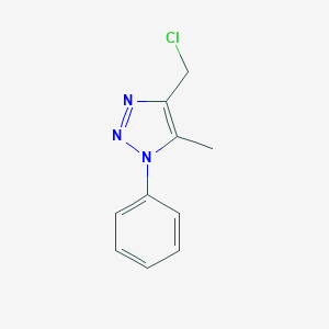4-(chloromethyl)-5-methyl-1-phenyl-1H-1,2,3-triazole图片