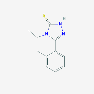 4-乙基-5-(2-甲基苯基)-4H-1,2,4-三唑-3-硫醇图片