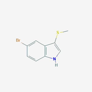 5-BROMO-3-(METHYLTHIO)-1H-INDOLE图片