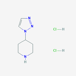 4-(1H-1,2,3-triazol-1-yl)piperidine dihydrochloride图片