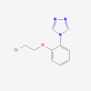 4-(2-(2-Bromoethoxy)phenyl)-4H-1,2,4-triazole图片