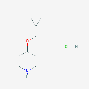 4-(Cyclopropylmethoxy)piperidine Hydrochloride图片
