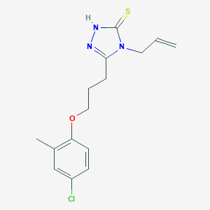 4-allyl-5-[3-(4-chloro-2-methylphenoxy)propyl]-4H-1,2,4-triazole-3-thiol图片