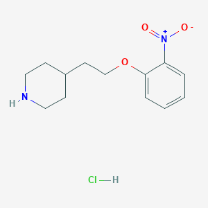 4-[2-(2-Nitrophenoxy)ethyl]piperidinehydrochloride图片