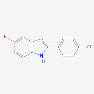 2-(4-Chlorophenyl)-5-fluoro-1H-indole图片