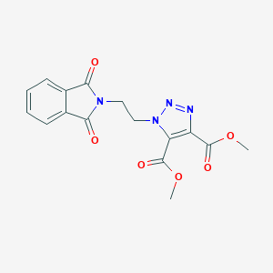 Dimethyl 1-[2-(1,3-dioxo-1,3-dihydro-2H-isoindol-2-yl)ethyl]-1H-1,2,3-triazole-4图片
