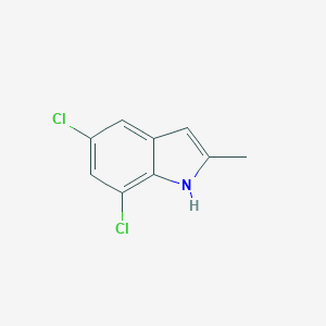 5,7-dichloro-2-methyl-1H-indole图片