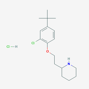 2-{2-[4-(tert-Butyl)-2-chlorophenoxy]-ethyl}piperidine hydrochloride图片